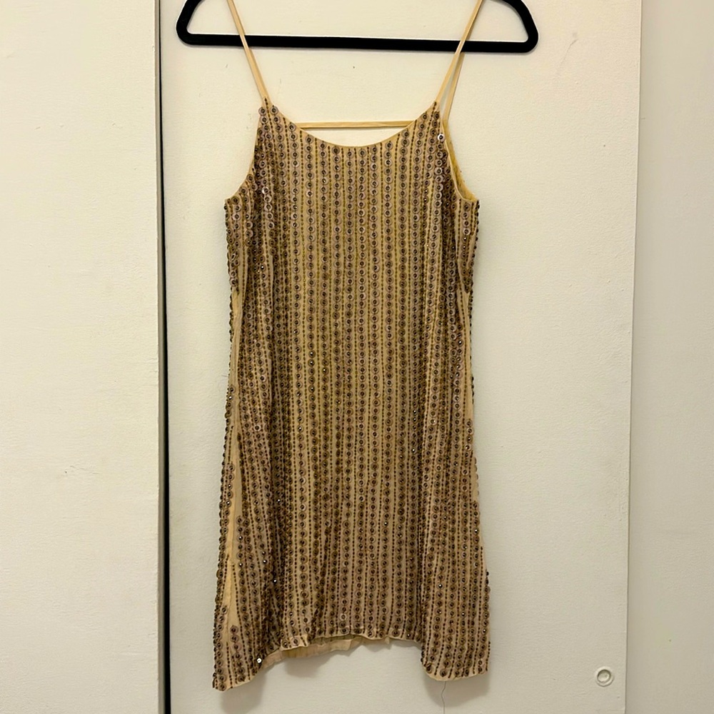 Parker NEVER WORN rhinestone sparkly mini dress